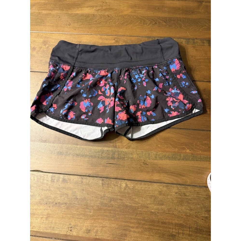 Lululemon Run Times Shorts Womens Sweat Running Size 6 Lined